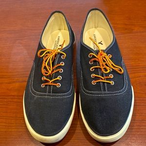 American Eagle men’s Denim Boating Shoes Sneakers size 12